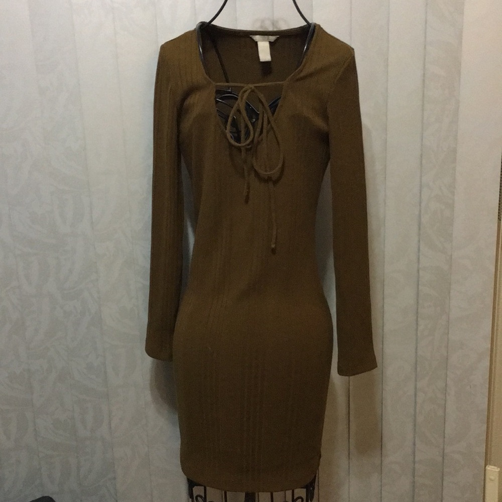 Dark brown bodycon